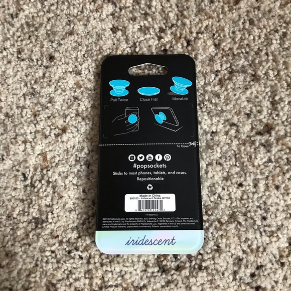 Iridescent Snakeskin PopSocket - Picture 4 of 4